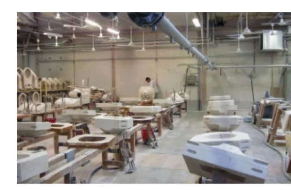 ZARA White casting and finishing line