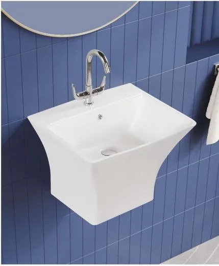 ZARA White Enzo 5002 one piece half basin
