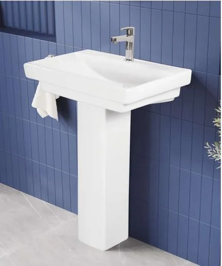 ZARA White Lotus Basin + Riva Pedestal 505 wash basin + pedestal
