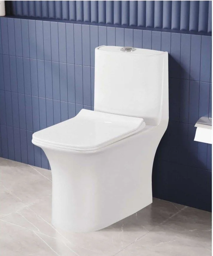 ZARA White Penta 111 one piece closet in a bathroom setting