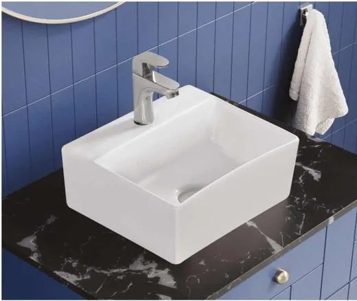 ZARA White Table Top 410 410 table top basin