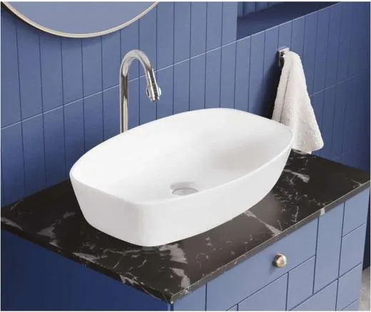 ZARA White Table Top 413 413 table top basin