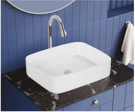 ZARA White Table Top 420 420 table top basin