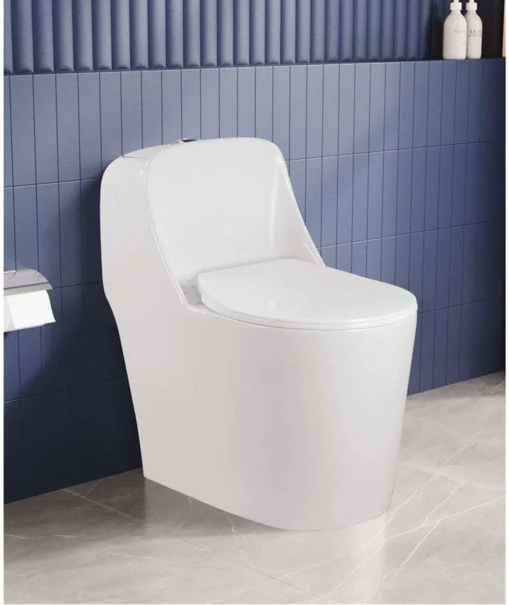 ZARA White Volvo 114 one piece closet in a bathroom setting